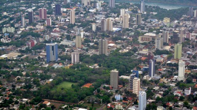 Imágen ilustrativa. Foto aérea de Foz de Iguazú.