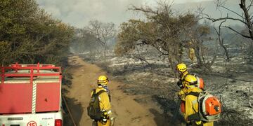 Los Bomberos de Córdoba se encuentran alertas por cualquier inicio de incendios (Gobierno de Córdoba)