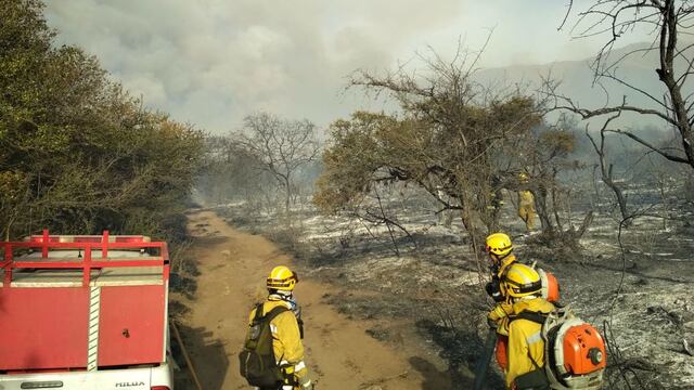 Los Bomberos de Córdoba se encuentran alertas por cualquier inicio de incendios (Gobierno de Córdoba)