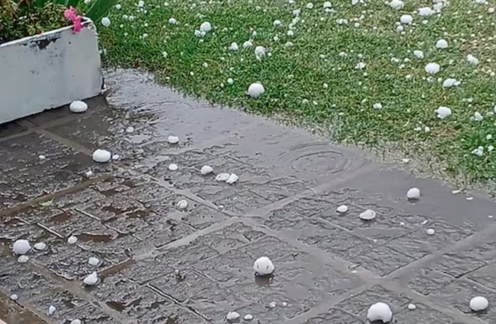Llegó el abrupto cambio de tiempo a Córdoba con granizo: sigue el alerta naranja