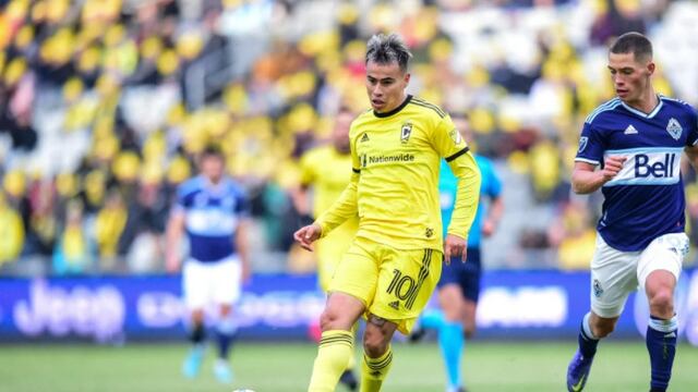 "El Chino" Zelarayán arrancó con un golazo la temporada de la MLS (Prensa Columbus Crew).