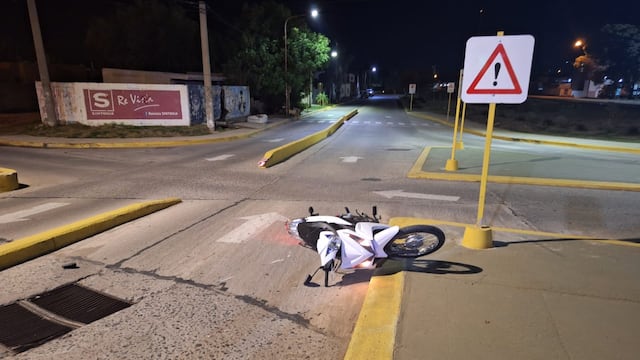 Accidente en Av. Pagani esq. Caseros en Arroyito