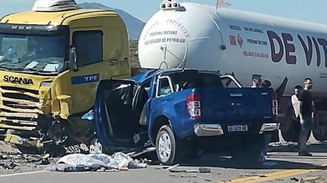 Accidente fatal en Pareditas: murió un hombre y sus dos hijas