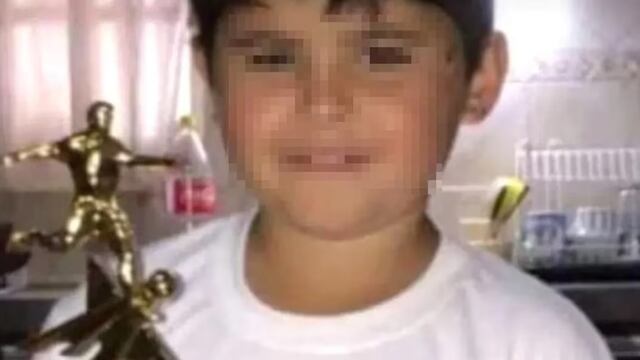 Gianluca Zapata. El niño fue hallado en buen estado de salud.