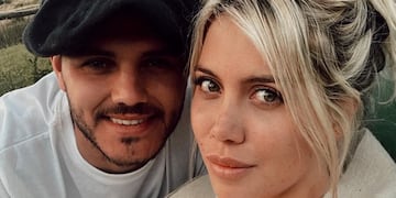 Wanda Nara con Mauro Icardi.