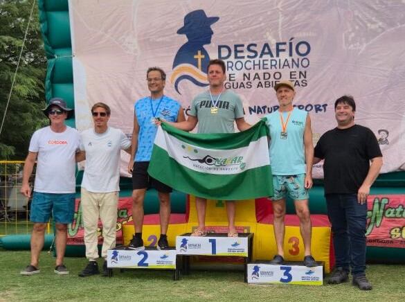 Rinaudo, Romero y Burzio con muy buenos resultados en Aguas Abiertas en Miramar