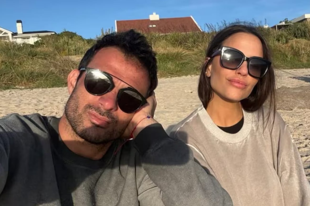 Ivana Figueiras junto a Cvitanich. (Foto: Instagram)