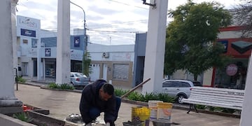 Arreglos en la Pérgola