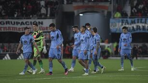 River y Belgrano, en el Monumental, por la segunda fecha de la Liga Profesional 2024. (Federico López Claro / La Voz)