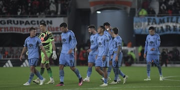 River y Belgrano, en el Monumental, por la segunda fecha de la Liga Profesional 2024. (Federico López Claro / La Voz)