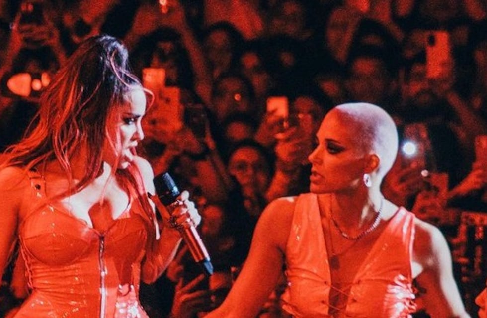 Quién es Tini Santamaría, la bailarina del “chape hot” con Lali Espósito