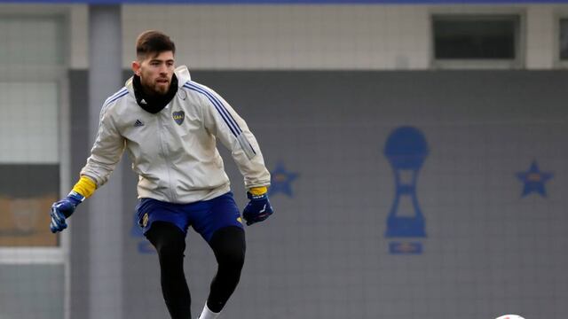 Agustín Rossi y su complicado momento en Boca (Prensa Boca)