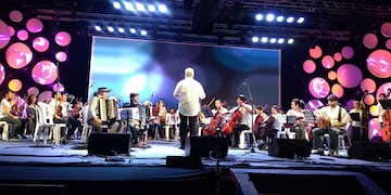 Músicos locales participan de la gran fiesta chamamecera que ofrece Puerto Tirol.