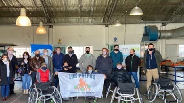 La UTN donó 6 sillas de ruedas adaptables a DUBA