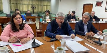 Marcelo Lombardo dio su informe semestral al Concejo Municipal