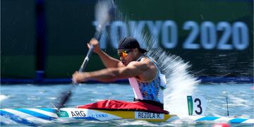 El palista estuvo a punto de ganar su serie eliminatoria en Tokio.
