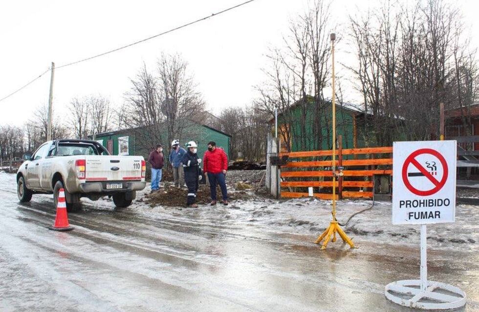 Tolhuin: finalizaron las conexiones de gas en el B° “Nacidos y Criados”