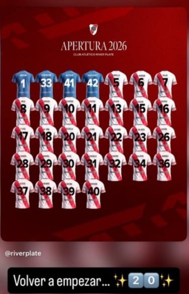 Su pasado ganador en River y los avances de una recuperación que sigue paso a paso.