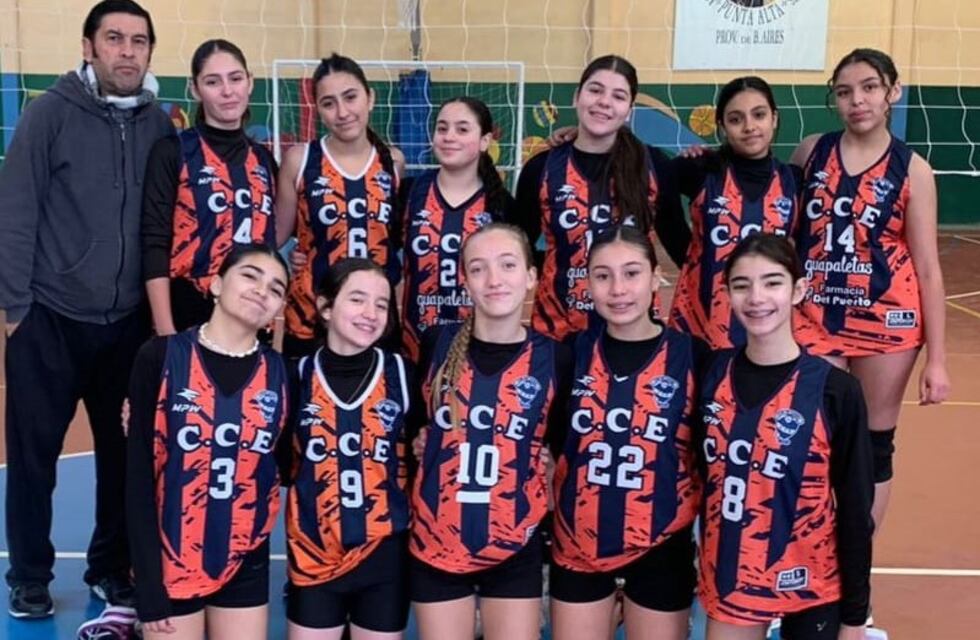 Vóley: el Sub 15 de Comandante Espora fue campeón del Torneo Apertura Bahiense