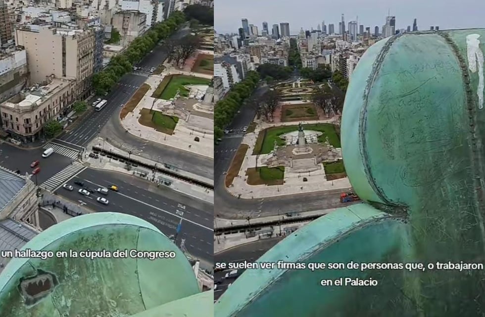 Subió a lo más alto del Congreso de la Nación y tuvo un hallazgo histórico