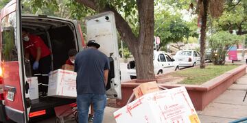 Llegaron a Mendoza las primeras dosis de la vacuna Sputnik V.