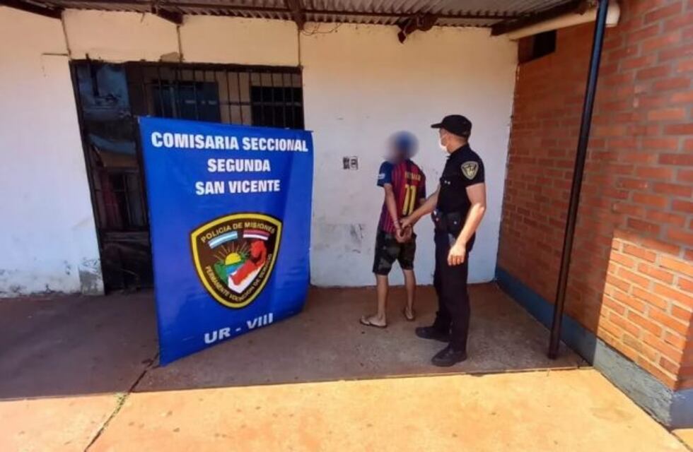 San Vicente: joven detenido acusado de provocar un incendio