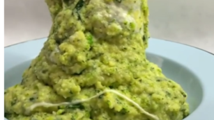 Cómo hacer polenta verde.