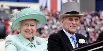 La reina Isabel II y el príncipe Felipe.