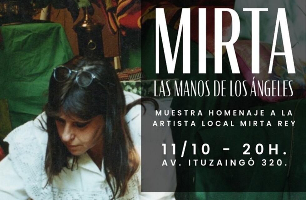 Tres Arroyos: muestra homenaje a la artista local Mirta Rey