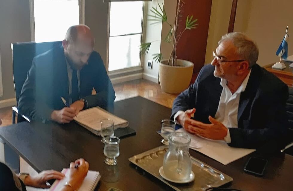 Alcides Calvo se reunió con el ministro de Desarrollo Productivo