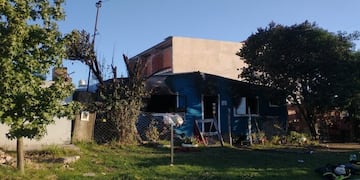 Incendio en vivienda de Concepción del Uruguay/La Pirámide.