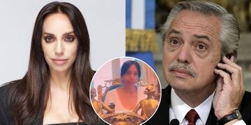 Se filtró un tercer video de Tamara Pettinato con Alberto Fernández
