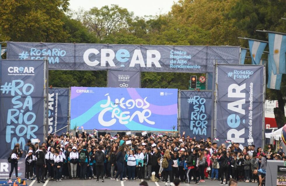 Los Juegos CreAR Rosario 2024 empezaron con 190 escuelas inscriptas