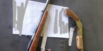 San Pedro: abandonaron armas en la Biosfera Yabotí.