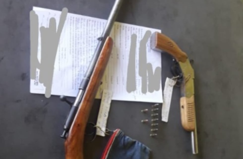 San Pedro: abandonaron armas en la Biosfera Yabotí