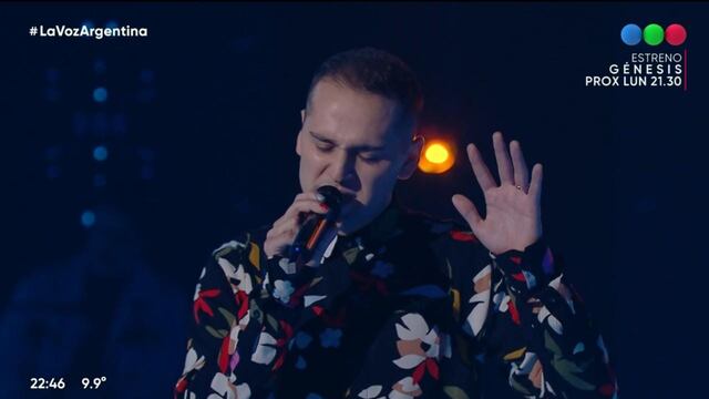 Andrés Cantos quedó en La Voz Argentina tras un triple robo en los Knockouts.