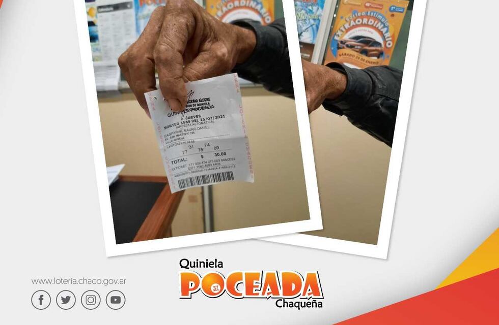 Un ladrillero de Villa Berthet ganó más de un millón de pesos con la Poceada Chaqueña