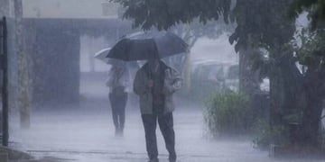 Alerta roja en Chubut por fuertes lluvias. (Imagen ilustrativa).