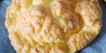 Cómo hacer pan nube con 2 ingredientes.