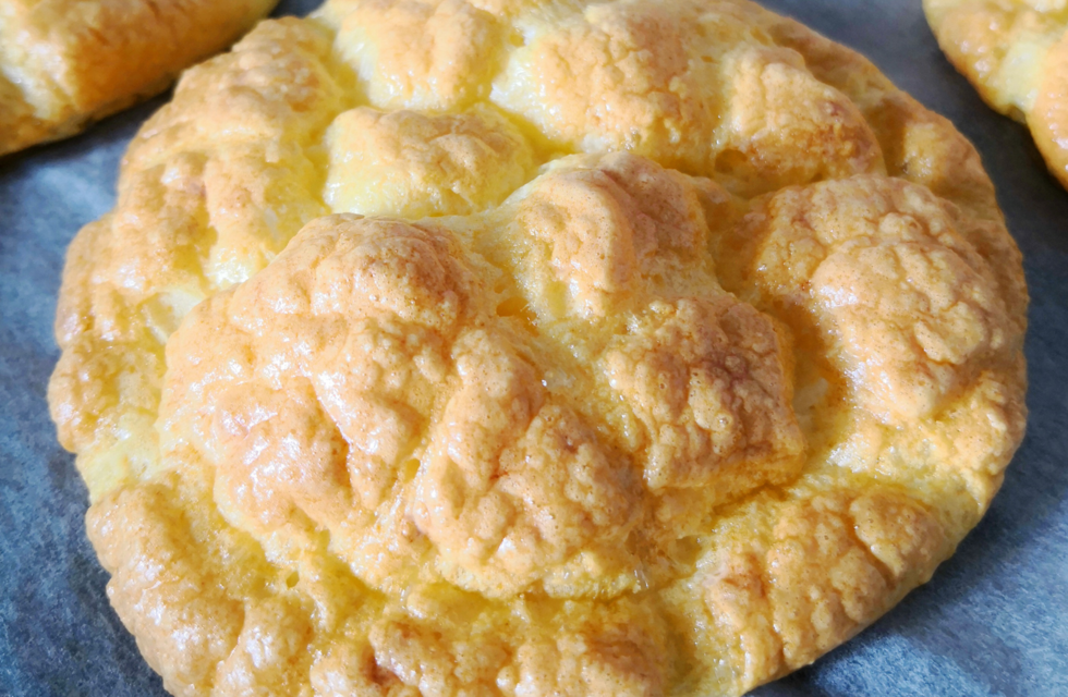 Cómo hacer pan nube: receta súper facil con solo 2 ingredientes y lista en 15 minutos