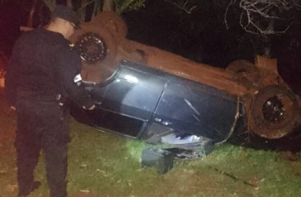 Santo Pipó: despiste de automóvil dejó como saldo un herido