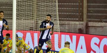 Michael Santos, autor del gol de Talleres en el partido ante Temperley, por Copa Argentina. (Federico López Claro)