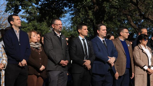Acto oficial del día de la Bandera en Rafaela