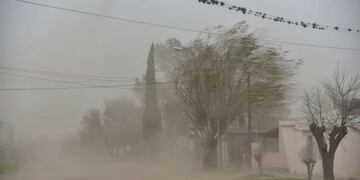Alerta por vientos fuertes en Córdoba. (La Voz)