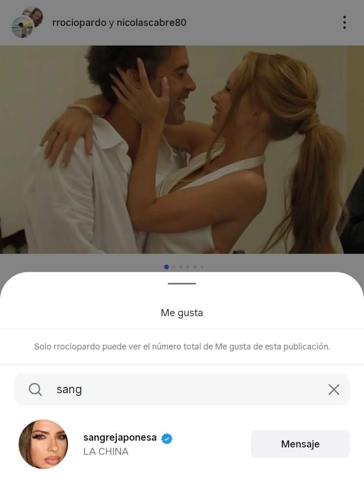 El gesto de la China Suárez al casamiento de Nicolás Cabré y Rocío Pardo