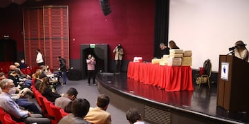 Apertura de sobres de la licitación para la construcción del sistema cloacal de Malargüe.