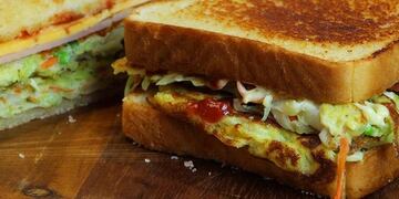 Cómo hacer un sandwich al estilo coreano, una receta deliciosa y que es viral en las redes.