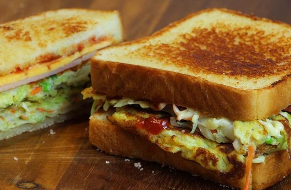 Cómo hacer un sandwich al estilo coreano, una receta deliciosa y que es viral en las redes