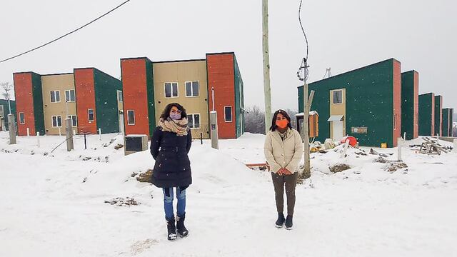 La construcción de las 55 viviendas en Tolhuin entra en su etapa final