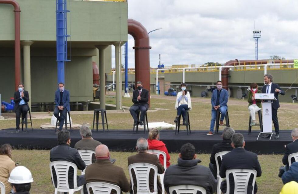 Se inauguró la planta de tratamiento de residuos cloacales en Resistencia
